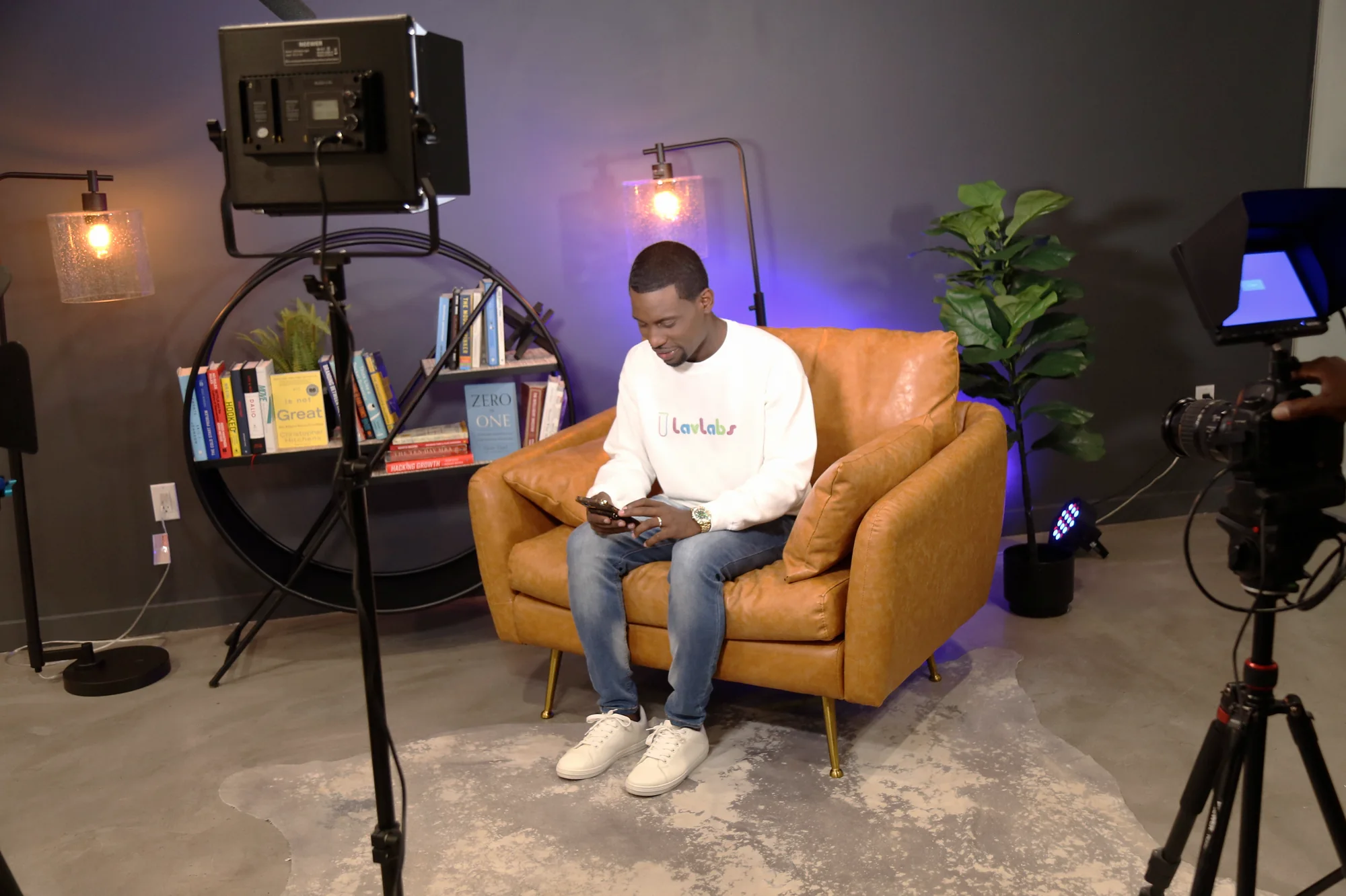 Behind the scenes