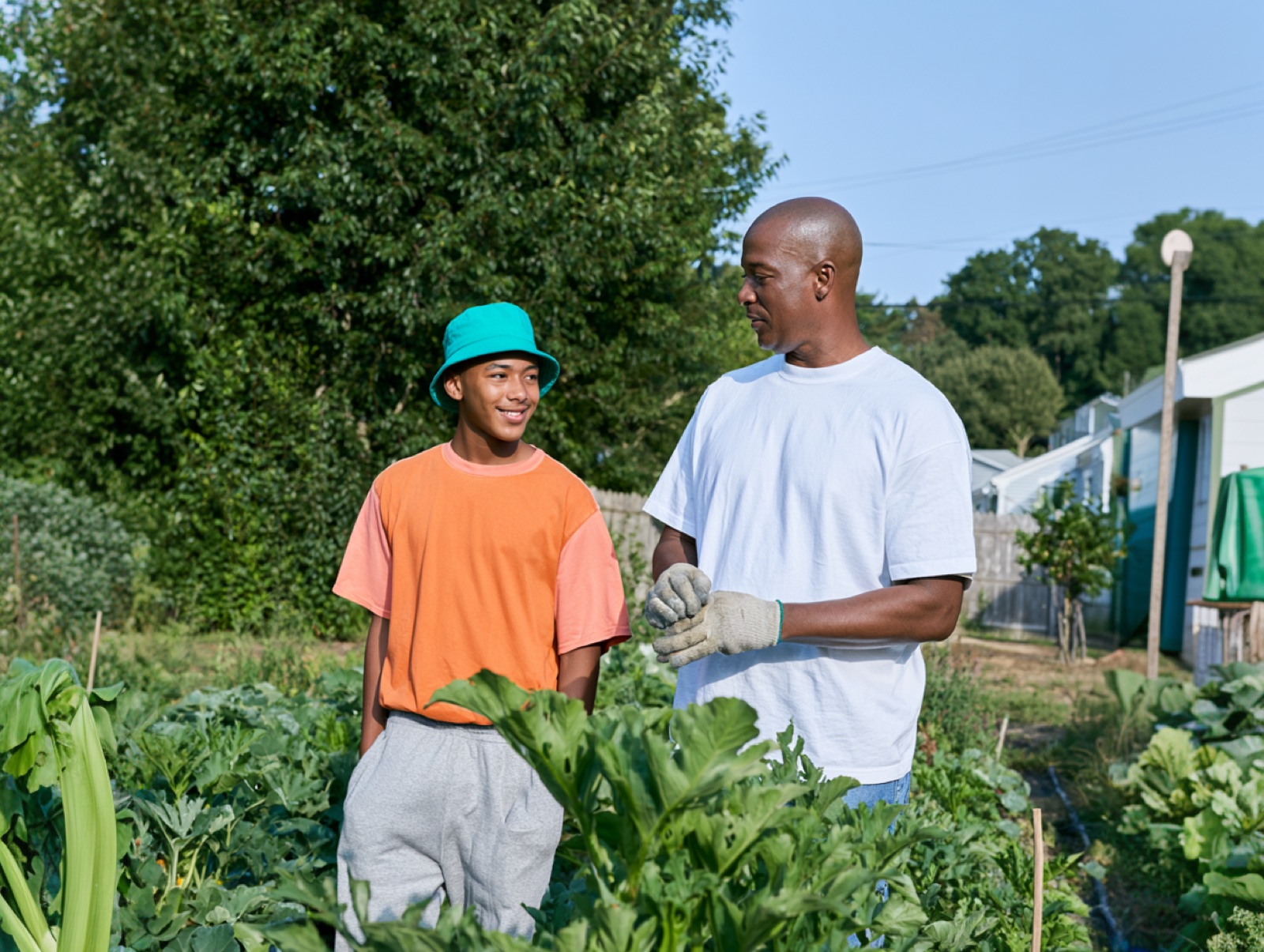 Mentorship in a community garden