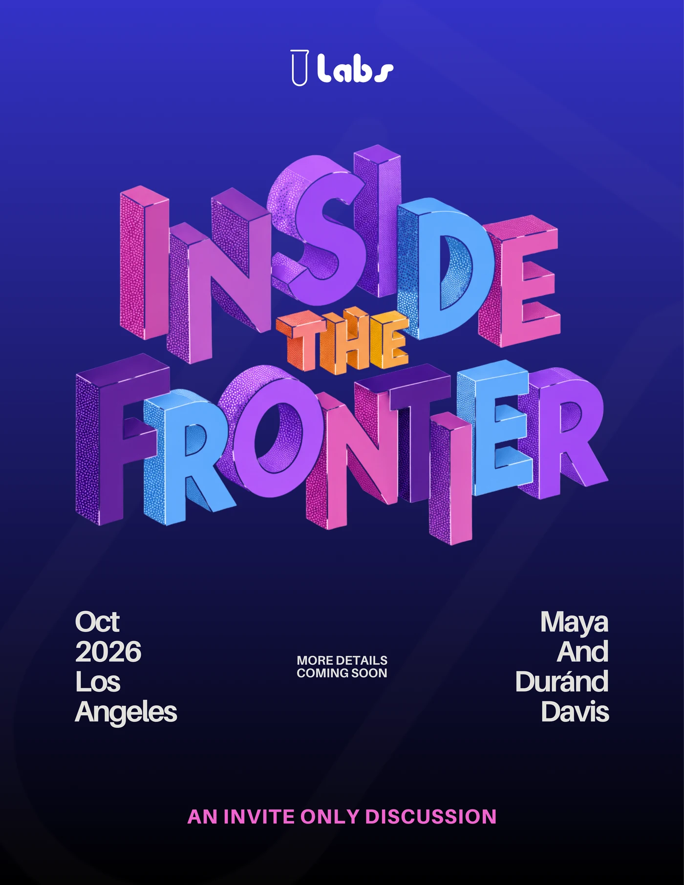 Inside the Frontier Live invitation &mdash; October 2026, Los Angeles