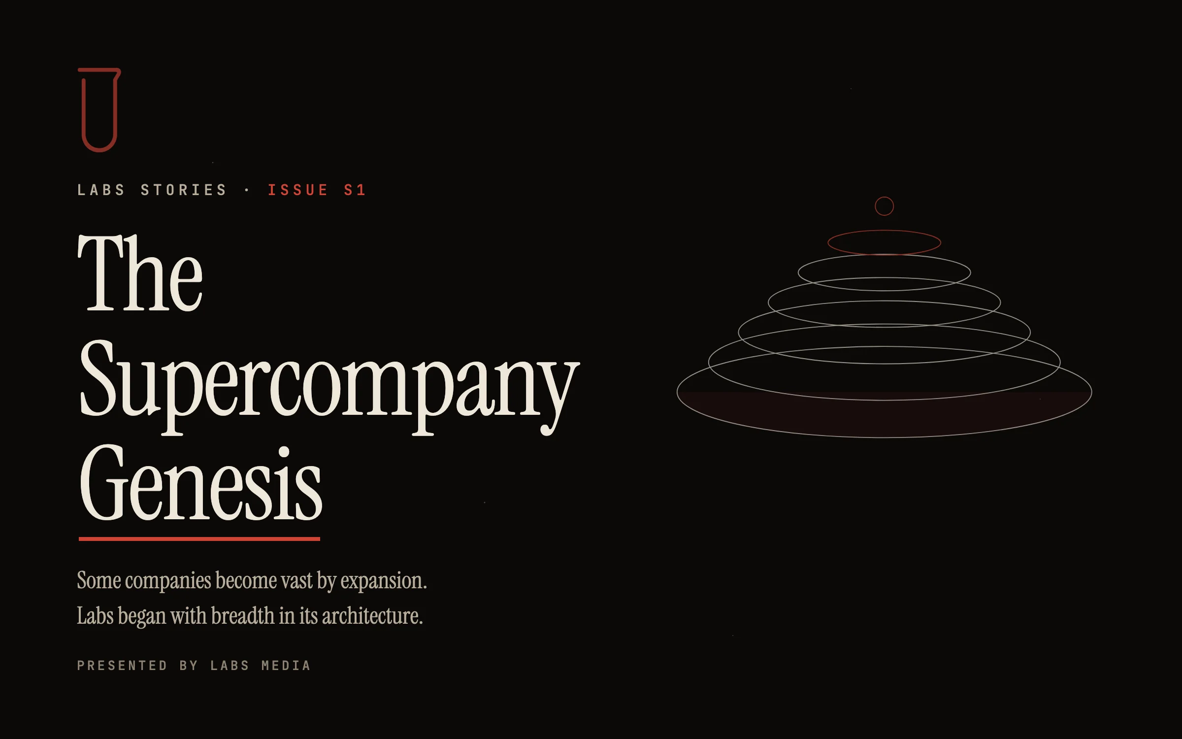 The Supercompany Genesis — Labs Stories Issue S1