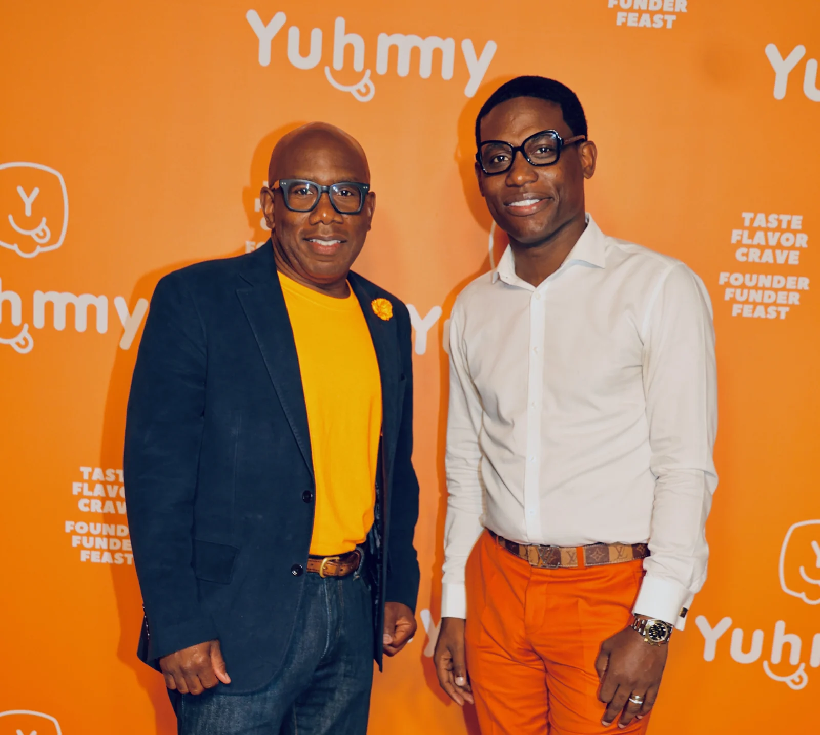 Durand Davis Posing With Labs Investor LaNard
