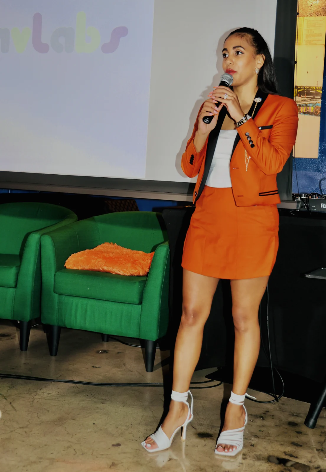 Maya Davis Address The Audience