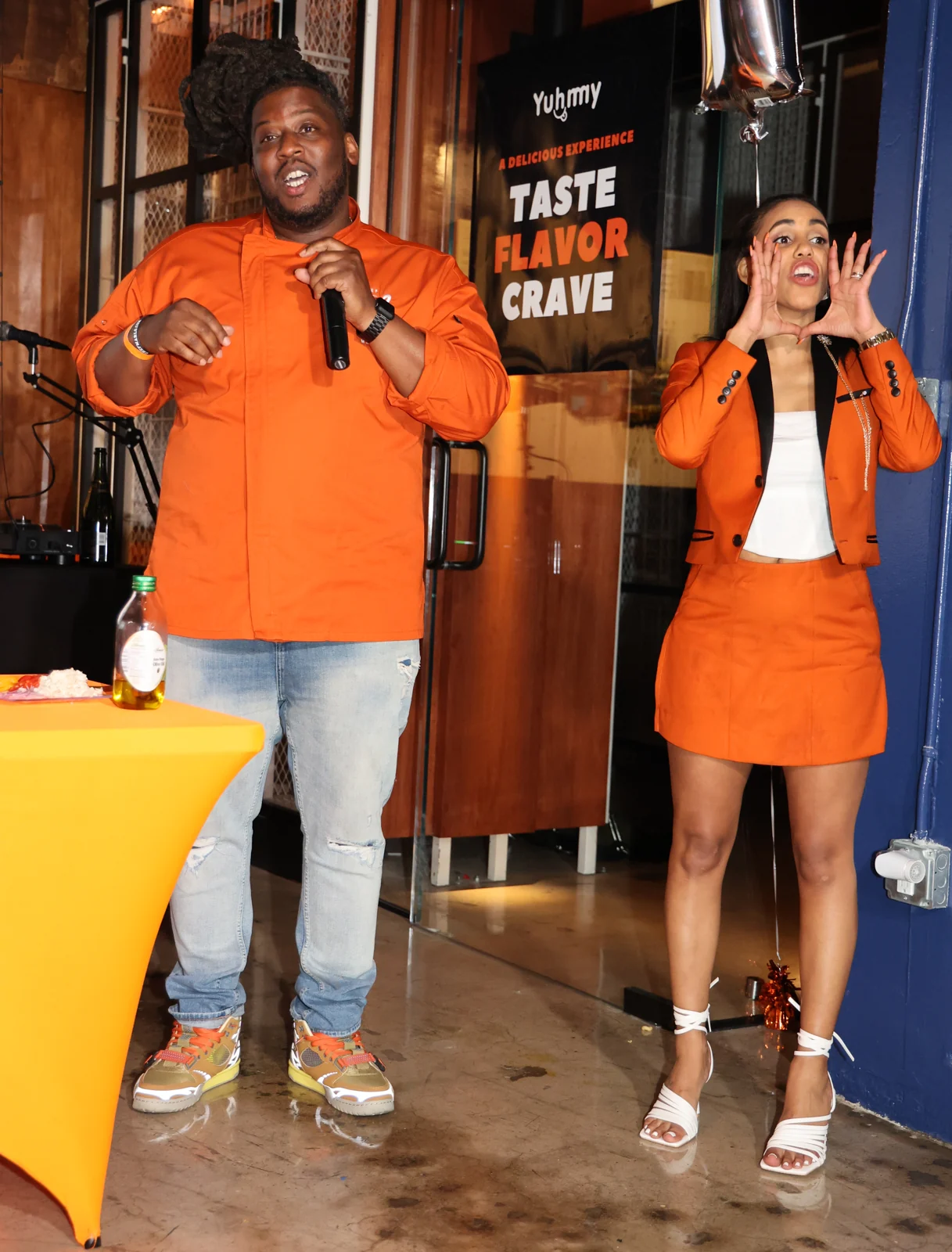 Maya Davis As Chef Elz Pumping Up Chef Marlo